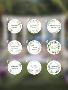 35 miếng dán hoa cưới tùy chỉnh có tên và ngày của bạn trên nền trắng, nhãn dán hình tròn, thiết kế hoa và cây trang nhã cho cô dâu, nhãn dán chúc mừng lễ kỷ niệm có nhãn cá nhân hóa, nhãn dán hộp kẹo cưới và quà tặng thủ công, nhãn nước khoáng nướng hoa, đồ dùng trang trí tiệc cho Ngày thiếu nhi, sinh nhật, ngày lễ tình nhân, ngày của mẹ, ngày của cha, lễ tốt nghiệp, đám cưới, tân gia trường học, nhà cửa, văn phòng, đồ dùng thiết yếu cho trường học - trắng - Xem 7