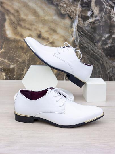 Sepatu Derby Pria Premium, Sepatu, Modis, Mengkilap, Bertali, Nyaman, Bisnis, Sepatu Formal, Sepatu Pesta, Sepatu Pernikahan, Cocok Untuk Berbagai Acara, Sepanjang Musim