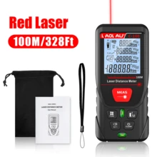 50m/100m/150m/200m Laser Distance Meter Digital Tape Measure, Dual Bubble Level, Backlit, High Precision Handheld Laser Distance Meter With Storage Bag