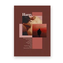 1 pezzo Stampa in oro su tela con testo delle canzoni "You're So Golden" dell'artista pop Harry, opera d'arte da parete per decorazione della casa e della stanza, disponibile opzionalmente con cornice