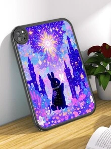 Bunnies 1pc Cartoon Cute Colorful Rabbit Illustration Protective Tablet Case, 360-Degree Shockproof Padded For IPad 10th Generation 10.9-Inch/IPad 10.2-Inch, Portable Leather Tablet Sleeve - Multicolor - View 8