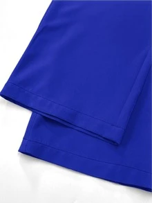 V-Ausschnitt Schnell-Trocknende Kasack-Set, Neues Design | Dehnbar | Geeignet für Krankenhaus, Klinik & Lässig Bekleidung Zuhause | Großes Fassungsvermögen Multi-Tasche