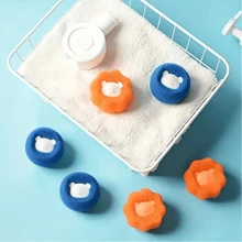 1pc/5pcs/10pcs Reusable Laundry Hair Catcher, Machine Washable Lint Removal Cleaning Balls For Pet Lovers, Effectively Removes Pet Hair From Clothes And Fabrics