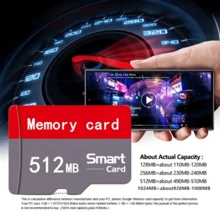 512MB Mini SD Memory Card, Class 4 Standard Speed TF Card For Mobile PCs, Headphones, Speakers, And HD Cameras, USB 2.0 Compatible Flash Storage - 512MB - Xem 7