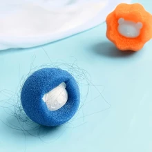1pc/5pcs/10pcs Reusable Laundry Hair Catcher, Machine Washable Lint Removal Cleaning Balls For Pet Lovers, Effectively Removes Pet Hair From Clothes And Fabrics