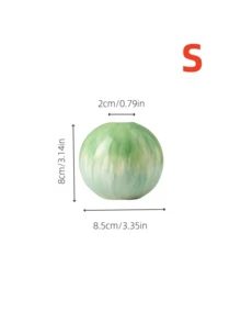 Um Vaso Esférico Dourado de Luxo Leve, Adequado para a Sala de Estar, Sala de Jantar, Escritório, Corredor...