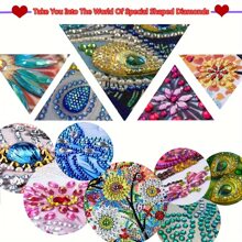 1pc DIY Crystal Rhinestones Mosaic Kits, Special Shaped Partial Frameless Handmade Crafts For Beginners, 5D Human Figure Pattern, Suitable For Bedroom, Office, Living Room, Wall Decor