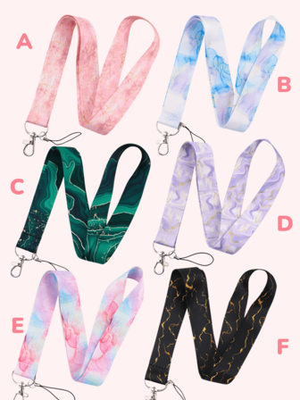 1条蓝色蝴蝶结挂绳，紫色蝴蝶结挂绳，黄色蝴蝶结挂绳，黑白蝴蝶结证件挂绳，适用于手机挂绳、游戏机挂绳、相机挂绳、文件挂绳、门禁卡等。