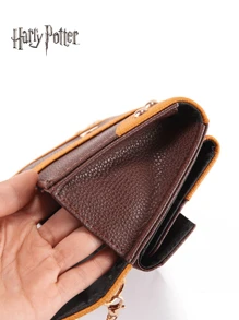 WB 1PC Harry Potter Officially Licensed Wallet Harry Potter Hermione Ron Hogwarts Bookbag Nine And Three Quarters Fashion Personalised Shoulder Bag Retro Crossbody Wallet Harry Potter Hermione Ron Hogwarts Round Bag Nine And Three Quarters Fashion Personalised Shoulder Bag Knitted Embroidered Crossbody Birthday Surprise Halloween Thanksgiving Gift