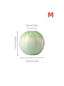 Um Vaso Esférico Dourado de Luxo Leve, Adequado para a Sala de Estar, Sala de Jantar, Escritório, Corredor...