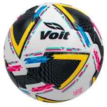 Balón De Fútbol Voit Morph Apertura 2024 Liga MX Oficial Quality Pro Uso Profesional Número 5 Colores Negro Morado Rosa Dorado - Negro - Ver 7