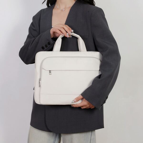 1 pieza Bolsa para portátil, Maletín de múltiples capas, Bolsa para portátil