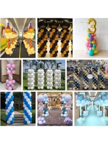 气球拱门套件 1 套，气球拱门支架，带可注水底座，圣诞节