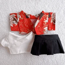 LABUBUS 15-17cm Interchangeable Doll Clothing Set: Kimono, Japanese Clothing | Party Or Birthday Blind Box Clothing | Teen Gift Doll, Toy, Clothes Doll (Clothing Accessories Only)
