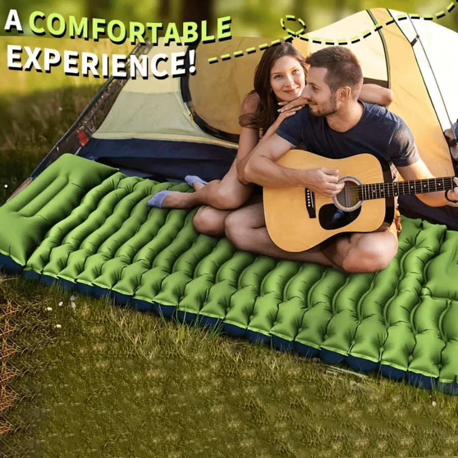 Camping Sleeping Pad - Ultralight Inflatable Sleeping Pad With Built-In Foot Pump, Upgraded Durable Compact Camping Air Mattress, Suitable For Camping, Backpacking, Hiking