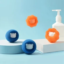 1pc/5pcs/10pcs Reusable Laundry Hair Catcher, Machine Washable Lint Removal Cleaning Balls For Pet Lovers, Effectively Removes Pet Hair From Clothes And Fabrics