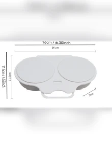 1 件装微波炉煮蛋器、塑料水波蛋器、微波炉蒸蛋器模具