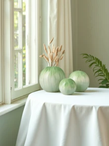 Um Vaso Esférico Dourado de Luxo Leve, Adequado para a Sala de Estar, Sala de Jantar, Escritório, Corredor...