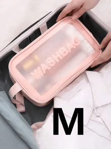 Makeup Bag Toiletry Bag Travel Bag,Portable Waterproof PU Cosmetic Bag,Swim Bag,Travel Essentials For Women,Waterproof Clear Bag Cosmetic Bag For Cosmetic,Toiletries,Tool Accessories ,Back To School(1Pc/3Set Black),For Holiday Beach, Bathroom Collection, Bedroom Collection, Large Capacity