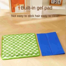 Summer Cool Multipurpose Pet Mat, Anti-Dirty Anti-Chew Removable & Washable Soft Comfortable Easy-To-Clean Dog Bed Cat Bed, Suitable For Small Medium Large Dogs And Cats, All Seasons, Available In Multiple Colors - Multicolor - View 6