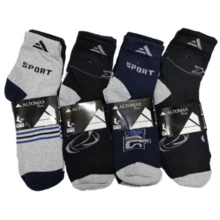 Kit 12 Pairs Of Men's Socks, Long, Thick, High, Max, Comfortable - 彩色 - 查看 2