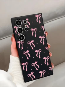 Bow-Knot 1 件粉色蝴蝶结防摔防滑黑色手机壳保护套适用于 、Honor、Redmi、Galaxy A04e/A05s/A13/A14/A15/A34/A35/A50/A52/A53/A54/S21/S22/S23/S24/S25/S25Ultra、6A/7A/8A、12T/13T/14T 防水防震防刮 - 黑色 - 查看 2