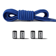 1 Pair Of Elastic No-Tie Shoelaces With Buckle - Multicolor, Quick-Lace System For Sneakers And Shoes, Durable Knit Fabric, Non-Fade, Easy To Use Shoelace Aid Tool