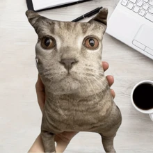 1-Piece Hot Ugly Cat/Dog Weird Pillow | Customized 3D Shape Pillow For Pets | Personalized Pet Pillow In Photos | Lost Pet Commemorative Gift | Pet Enthusiast Gift,Machine Washable, Digital Printing - Upload Pictures to Customize Pillows - View 4