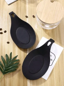 1 Stück/3 Stück Löffelunterlage, leicht zu reinigende TPE Küchen-Utensilien-Unterlage, Silikon Löffelunterlage, isolierte Löffelunterlage, Geschmacksschalen-Unterlage, Löffelhalter für das Restaurant