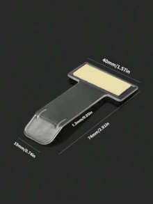 Universal Car Parking Ticket Clip - Auto Fastener Card Bill Holder Mount Storage Organizer - Windshield Stickers Clips - Plastic Material