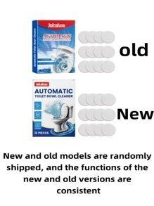 Pastilles de nettoyage pour cuvette de toilette - Détartrant effervescent pour les taches d'eau dure et l'élimination des odeurs | Pour des résultats optimaux, placez le produit dans la cuvette des toilettes, laissez-le tremper pendant 30 minutes, puis utilisez-le avec une brosse de toilette. Fraîcheur pendant 12 heures, sans danger pour les fosses septiques (12 unités)