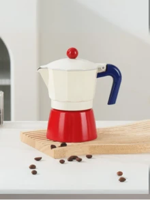 Aluminum Moka Pot Coffee Espresso Moka Coffee Maker Moka Pot For Coffee Lover Color Aluminum Moka Pot Stovetop Italian Coffee Maker Espresso Mocha Pot For Coffee Lover New Creative Italian Style Percolator Tool, Aluminum Moka Pot Espresso Moka Coffee Maker Moka Pots For Coffee Aluminum Moka Pot Coffee Espresso Cup Coffee Maker With Wooden Handle - Multicolor - View 31