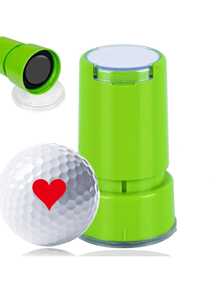 Ulepszone, grube stemple z tworzywa ABS do piłek golfowych, wielokrotnego użytku markery do piłek golfowych, akcesoria golfowe z samotuszującymi i szybkoschnącymi stemplami zapewniającymi wyraźne, trwałe nadruki