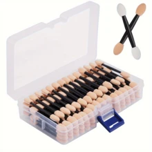 Double Sided Eye Shadow Stick, Christmas And Autumn Gifts, Disposable Double Sided Eye Shadow, Eye Shadow Brush Set - Black - View 14