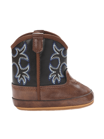 时尚新款婴儿短靴，可爱优质柔软 PU 防滑鞋底，适合 0-1 岁新生儿