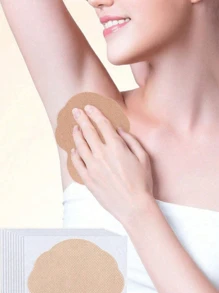 10pcs Disposable Breathable Sweat-Absorbent Pads, Underarm Sweat-Absorbent Patch Magic Device, Universal Armpit Patch For All Seasons, Washable Sweat Absorbing Guards, Dress Sweat Perspiration Pads Shield, Absorbent Deodorant Pad, Antiperspirant And Sweat-Proof Patch
