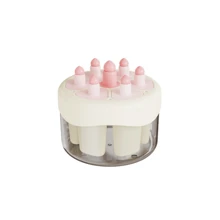 1 pieza Molde de plástico mini para tartas/paletas/helados de hielo, herramienta de silicona casera para hacer helados/paletas de hielo DIY
