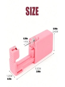 4pcs Disposable Ear Piercing Gun Kit, Unisex
