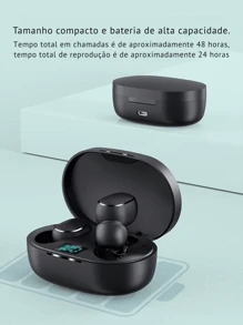 Fone de Ouvido Bluetooth 5.0 Estéreo E6S