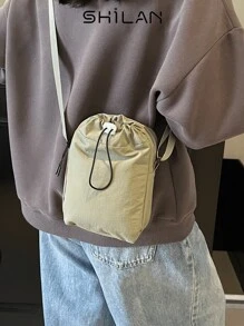 Ladies' Backpack Suitable For Middle School, High School, And College Girls. Also Ideal For Teen Boys And Girls. Features A Convenient Drawstring Closure, Can Be Carried By Hand Or Worn Crossbody.