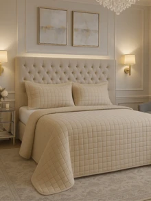 Queen Size Athenas 400 Thread Count Bedspread High Quality Embroidery Bed - 黑色 - View 4