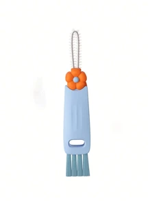 1pc 3-In-1 Cup Lid Brush, Thermal Bottle Lid Cleaner, Multipurpose Crevice Cleaning Brush, Cup Slot Bottle Brush Cup Cleaning Tool,Kitchen,Bathroom,Home,Household Supplies, Cleaning Accessories, Household Cleaning Supplies, Room Decoration, Can Be Used To Prevent Oil Stains, Garbage, Etc., Suitable For Kitchens, Restaurants, Parties, Gatherings, Travel, Family Gifts, Home Gifts