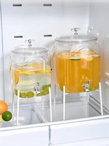 1 pièce Seau d'eau froide avec robinet, distributeur de boissons, sans support, seau pour thé aux fruits, jus, punch, grande capacité