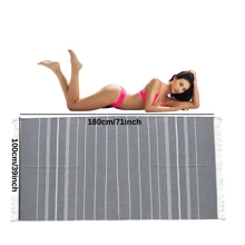 COTZRTOV 1 pieza Toalla de playa turca, toalla de playa ligera, toalla de playa sin arena, toalla de playa de secado rápido y absorbente para exteriores, viajes, campamentos, vacaciones de verano, accesorios de playa, Travsel, yoga, baño y decoración de baño para vacaciones, 71x39in