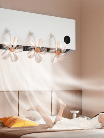 2件装多色空调挡风板挂式防直吹风导风板办公室防风挡板