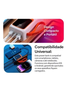 Power Bank Portable Charger Power Bank 30000mah PD 66W Fast Charging - 隨機顏色 - 查看 9