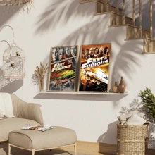 WB 1/10PCS Frameless Fast And Furious Classic Vintage Vintage Posters Sticky Retro Room Bar Cafe Kawaii Room Decor Wall Art Batman Decor Wallpaper