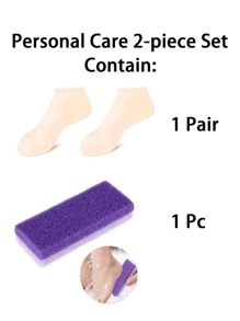 1Pair/1Set Silicone Foot Care Socks, For Dry Cracked Feet Heel And Softening Rough Skin, Foot Care Tools For Women And Men, Ideal For Pedicure, Home Foot Care, High Elastic Absorption Pressure Socks, Suitable For Pairing Massage And Moisturizing Gel Foot Care