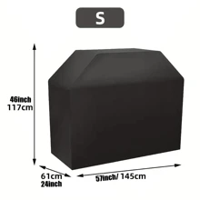 8 Sizes Weber Grill Cover Dustproof & Waterproof Heavy Duty Bbq Cover, Black For School,Office,Household,Travel,Bag,Organizer,Storage