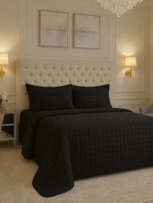 Queen Size Athenas 400 Thread Count Bedspread High Quality Embroidery Bed - 灰色 - 查看 4